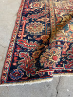 8x11 Antique Persian Heriz Rug #2861