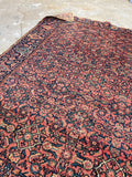 Small Persian Rug / 3'5 x 5'10 Antique Ferahan Rug #3176