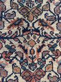 Small Antique Persian Floral Rug / 4'5 x 6'3 Rug #4266ML