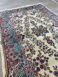 3x5 Vintage Persian Floral Rug #3180