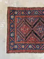 3x6 Antique Persian Rug #3187