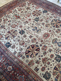 9x12 Worn Persian Rug #3945
