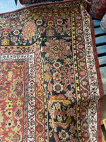 14x17 Vintage Rug / 13x16 Vintage Persian Rug / Sultanabad Mahal Rug #4212