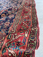 Palatial Vintage Persian Rug / 7x20 Vintage Persian Rug / 7x21 Vintage Rug #4305