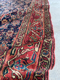 Palatial Vintage Persian Rug / 7x20 Vintage Persian Rug / 7x21 Vintage Rug #4305