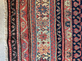 Antique Persian Runner / 4' x 16'4 Persian Malayer #4346