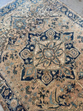 antique-heriz-rug-8x11-sand-navy-aqua-sage-medallion-persian-wool-4522.jpg