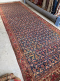 Palatial Vintage Persian Rug / 7x20 Vintage Persian Rug / 7x21 Vintage Rug #4305