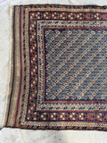 Antique Persian Baluch Nomadic Tribal Rug / 3'9 x 5'5 Rug #3842