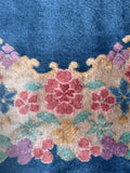 Antique Blue Chinese Art Deco Rug / 2'6 x 4'7 Rug #4469