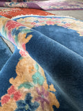 Antique Blue Chinese Art Deco Rug / 2'6 x 4'7 Rug #4469