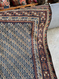 Antique Persian Baluch Nomadic Tribal Rug / 3'9 x 5'5 Rug #3842