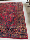 9x14 Antique Persian Sarouk Rug #4533