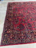 9x14 Antique Persian Sarouk Rug #4533