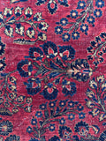9x14 Antique Persian Sarouk Rug #4533