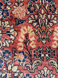 Long Skinny Vintage Persian Runner / 2'7 x 16'6 Antique Sarouk Runner #4523