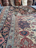 11x13 Antique Persian Tabriz Rug #4519