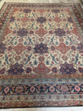 11x13 Antique Persian Tabriz Rug #4519