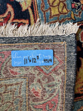 11x13 Antique Persian Tabriz Rug #4519