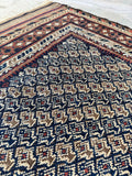 Antique Persian Baluch Nomadic Tribal Rug / 3'9 x 5'5 Rug #3842