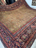 Palatial antique Persian Mahal rug from the 1890s.