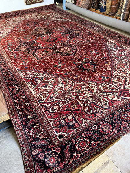 LARGE VINTAGE RUGS – Blue Parakeet Rugs