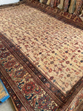 Palace size Persian area rug measuring 13'2 x 20'3 for grand living rooms and dining spaces.