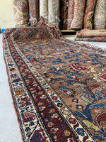 4x10 Vintage Persian Rug / 4x11 Antique Camel Runner #4204ML