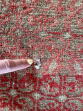 3x8 Heavily Abrashed Vintage Persian Runner #4457