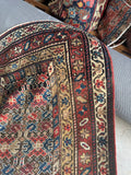 3x6 vintage village Persian rug.