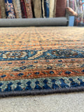 Persian Tabriz rug 10’4 x 14’ heavy weighted wool feel.