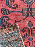 small vintage wool rug