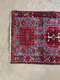 2x12 Sky Blue Skinny Vintage Persian Runner #4532