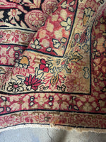Large Square Persian Rug / 9x9 Antique Persian Lavar Rug #3591ML