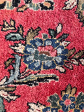 Collectible antique rug, approximately 10x18, crafted with densely knotted vegetable-dyed wool.