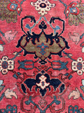Antique Persian Mahal carpet featuring classic Persian weaving techniques and a supple drape.