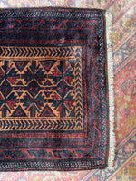 Small Tribal Vintage Rug / Mint Condition 1'9 x 2'8 Persian Baluch Rug #3387