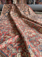 7x10 Worn Vintage Persian Rug #3408