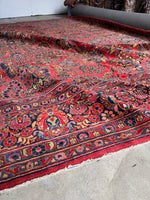 Commissioned square rug with collector provenance