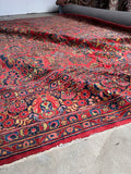 Commissioned square rug with collector provenance