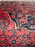 Detail of floral motifs within central medallion.