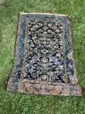 Long Vintage Persian Runner / 3'9 x 13'3 Runner #4198-2C