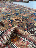 4x10 Vintage Persian Rug / 4x11 Antique Camel Runner #4204ML