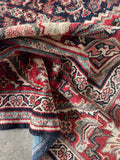Persian Mahal rug with sage and turquoise green highlights