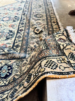 Re-piled wool maintaining original design details
