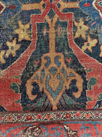 Close-up of village-style design. 