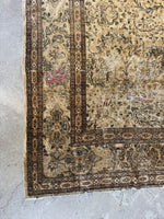 Corner view of decorative border.