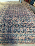 Antique Persian Ferahan Mahal rug in very nice condition with classic design.