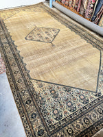 Large Ferahan rug with serene and neutral color story