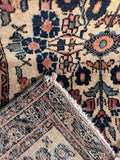 Authentic tribal Lilihan mat displaying underside to showcase weave and texture.